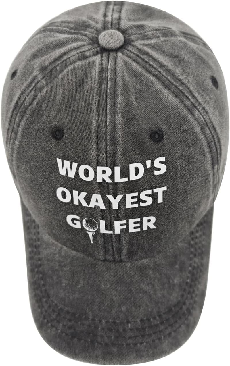 Golf Men’s Adjustable Embroidered Cap