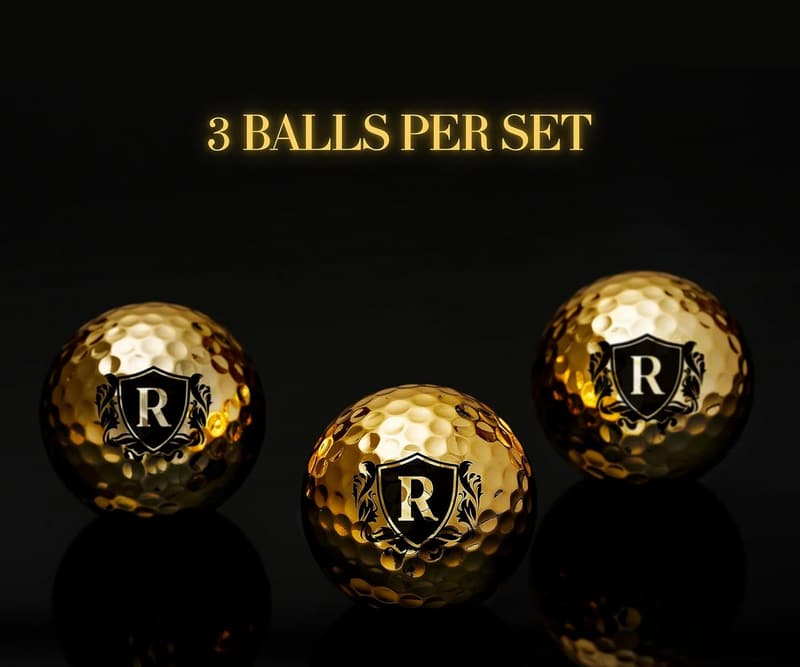 Birthday Golf Gifts: Personalized Colored Golf Balls