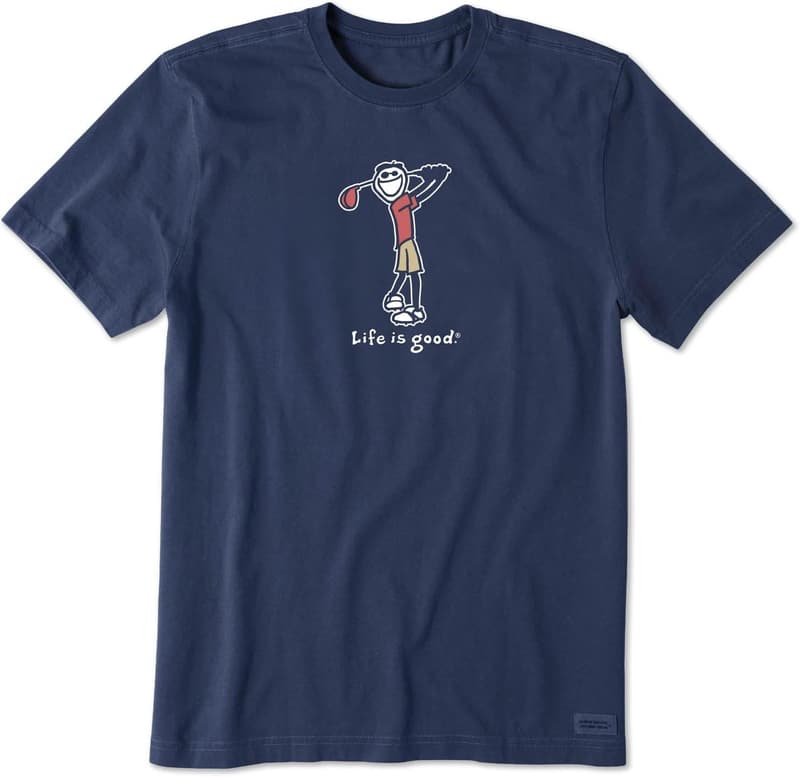 Golf Jake Men's Cotton Tee, Short Sleeve Graphics