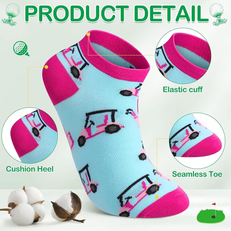 Birthday Women's Golf Socks 10-Pair Set