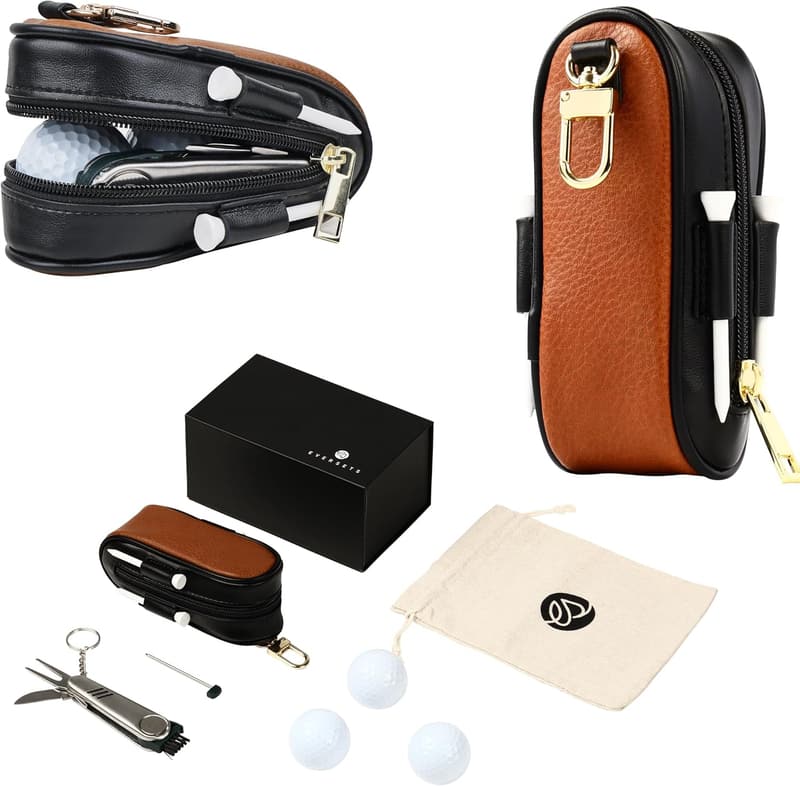 Golf Accessories Set with Divot Knife & Carry Case