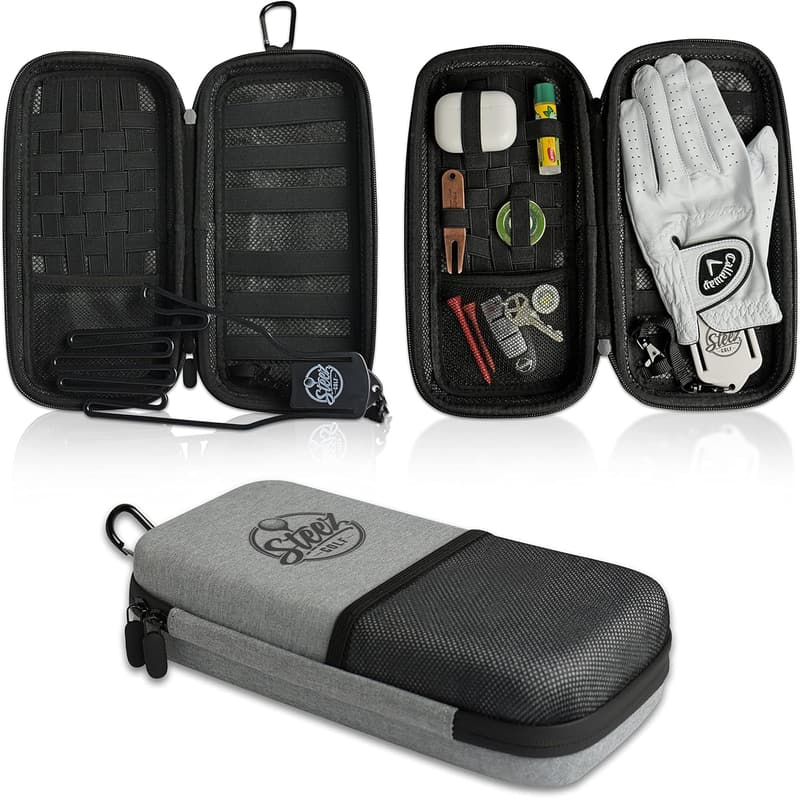 Golf Accessory Organizer - Water-Resistant Hard Case
