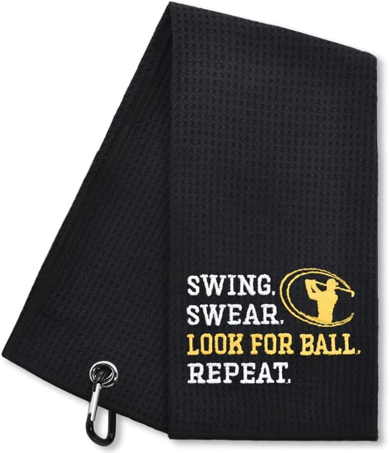 Retirement Golf Towel - Funny Gift for Men or Women
