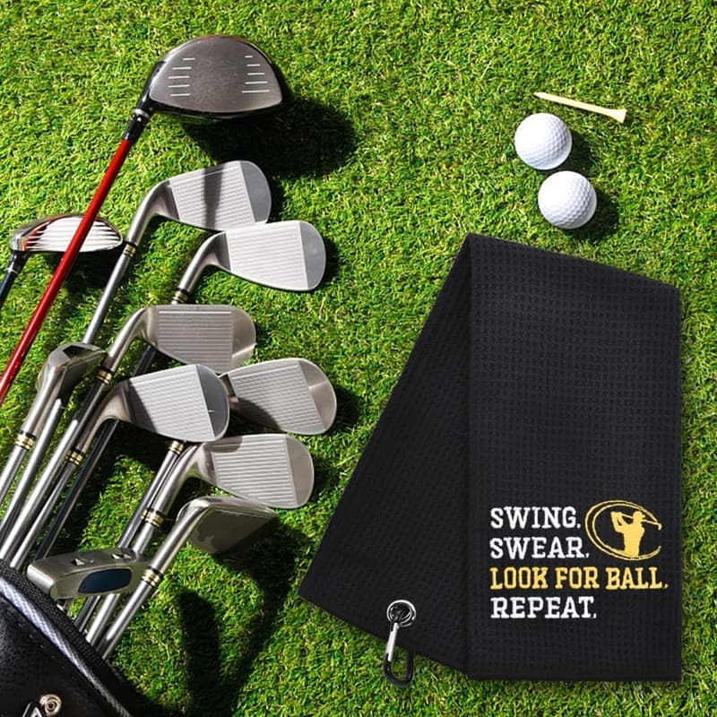 Retirement Golf Towel - Funny Gift for Men or Women