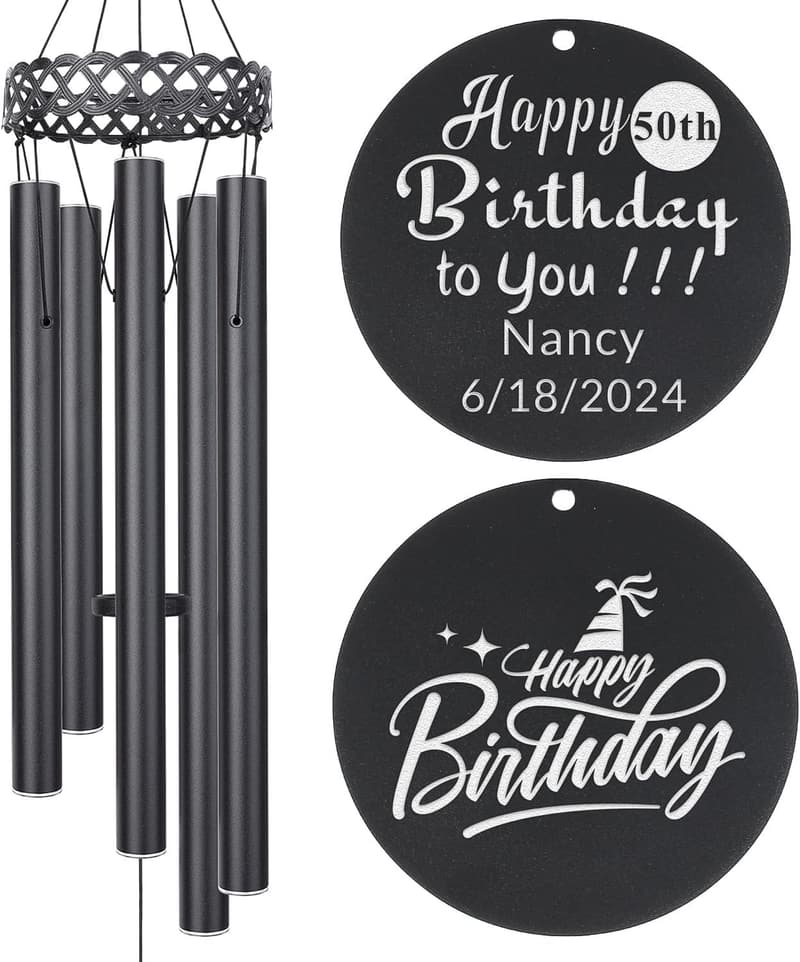 Birthday Wind Chimes for Adults