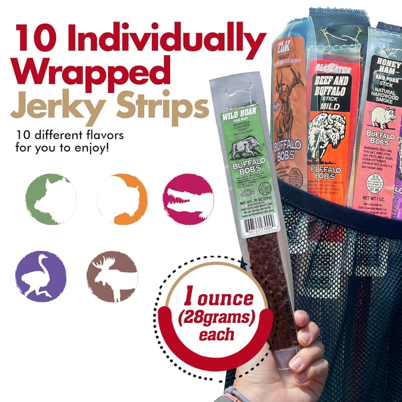 Exotic Game Jerky Gift Pack for Men
