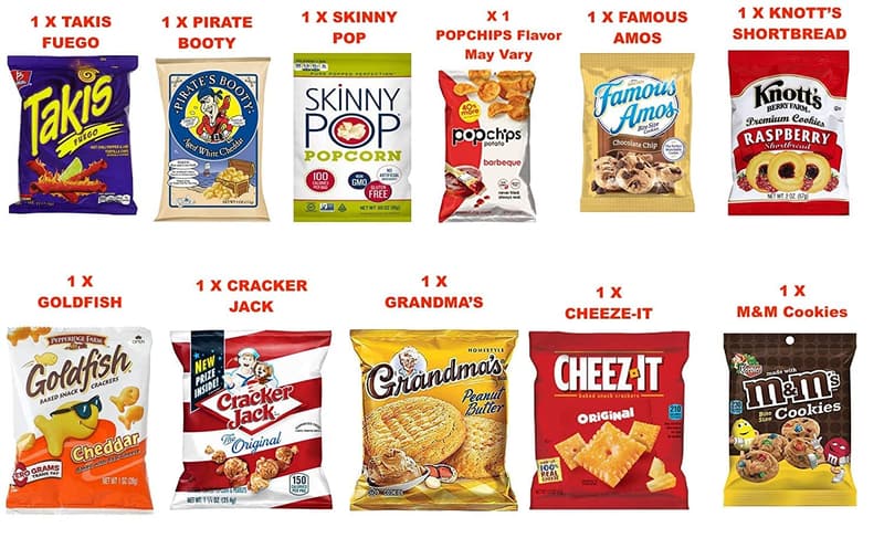 Christmas Snack Care Package: 40-Count Variety Box