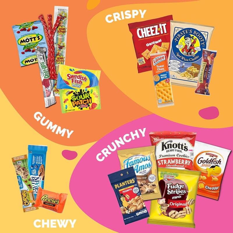 Easter Snack Box: Candy & Chips Variety Pack