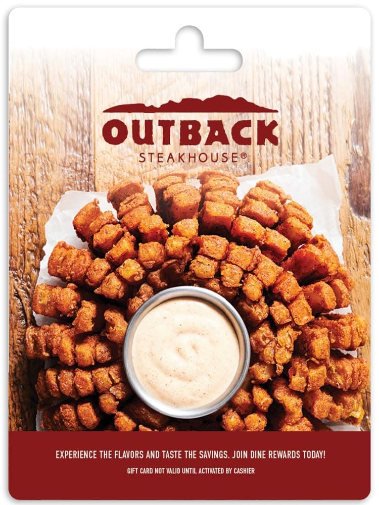 Outback Steakhouse Dining Gift Card