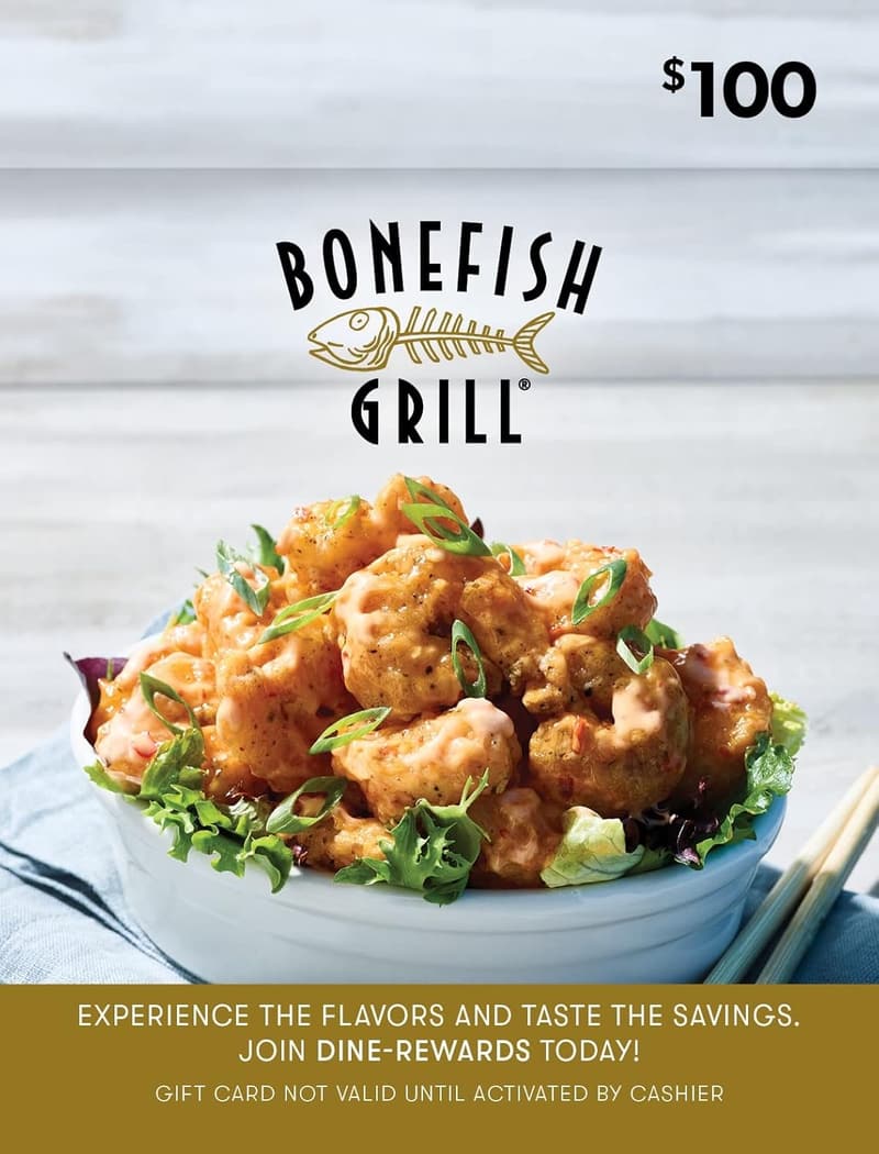 Gift Card for Bonefish Grill Dining