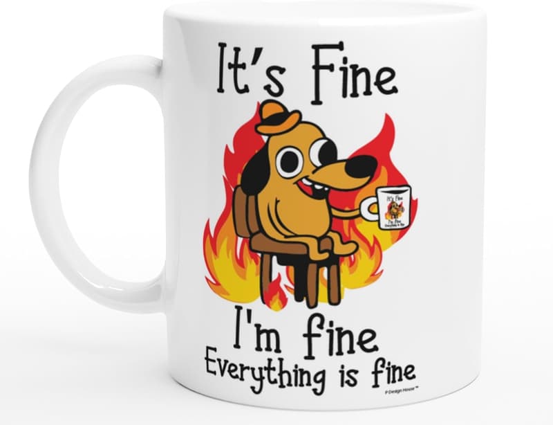 Funny Coffee Mug for Adults, White 11oz
