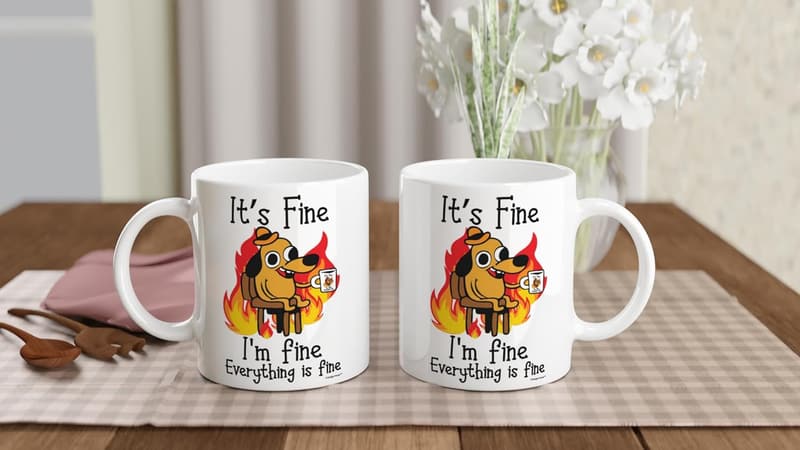 Funny Coffee Mug for Adults, White 11oz