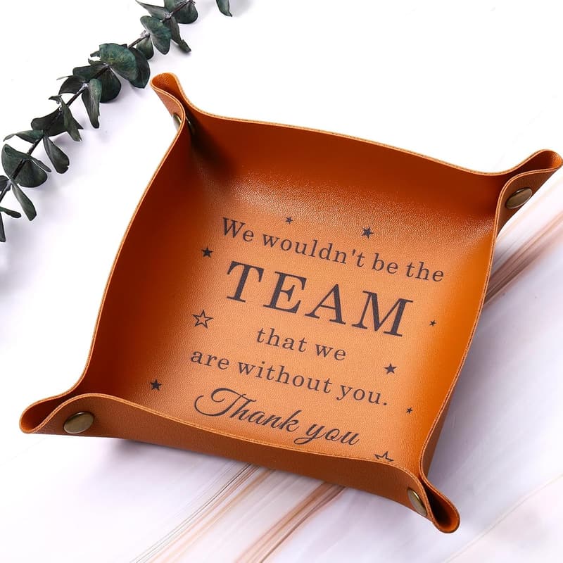 Boss Day Leather Tray Gift for Men & Women