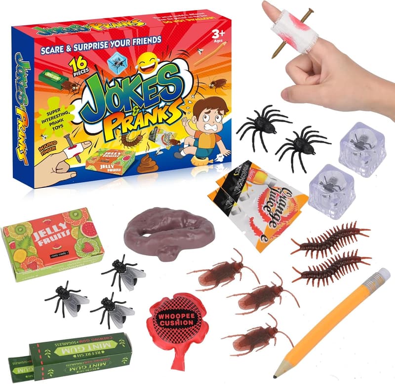 Kids' Prank Kit: 20 Practical Joke Set