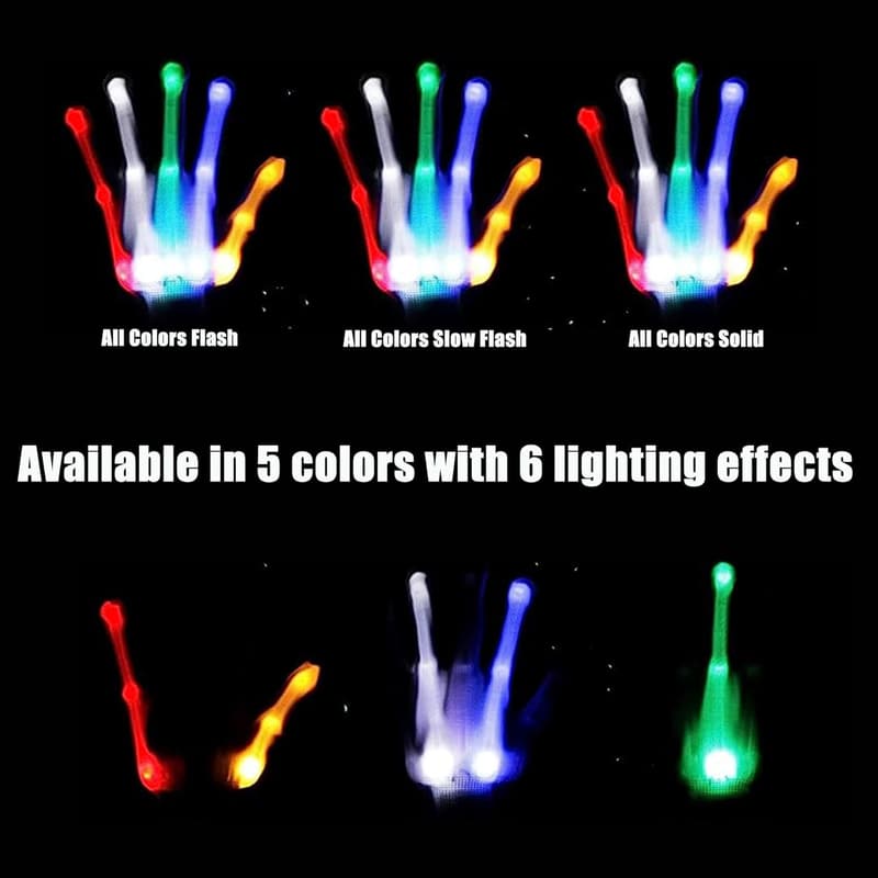 Kids' LED Rave Gloves