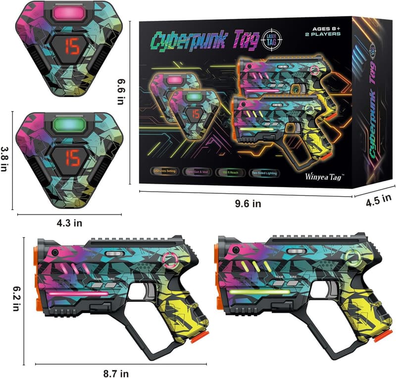 Laser Tag Set for Kids & Teens Indoor/Outdoor Play