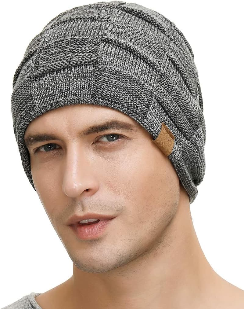 Men's Winter Knit Beanie Hat