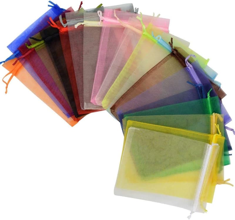 Wedding Favor Organza Bags, 3.54