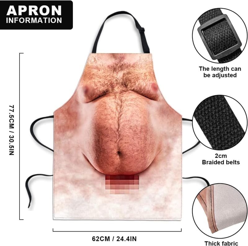 Father's Day Adjustable BBQ Apron for Men