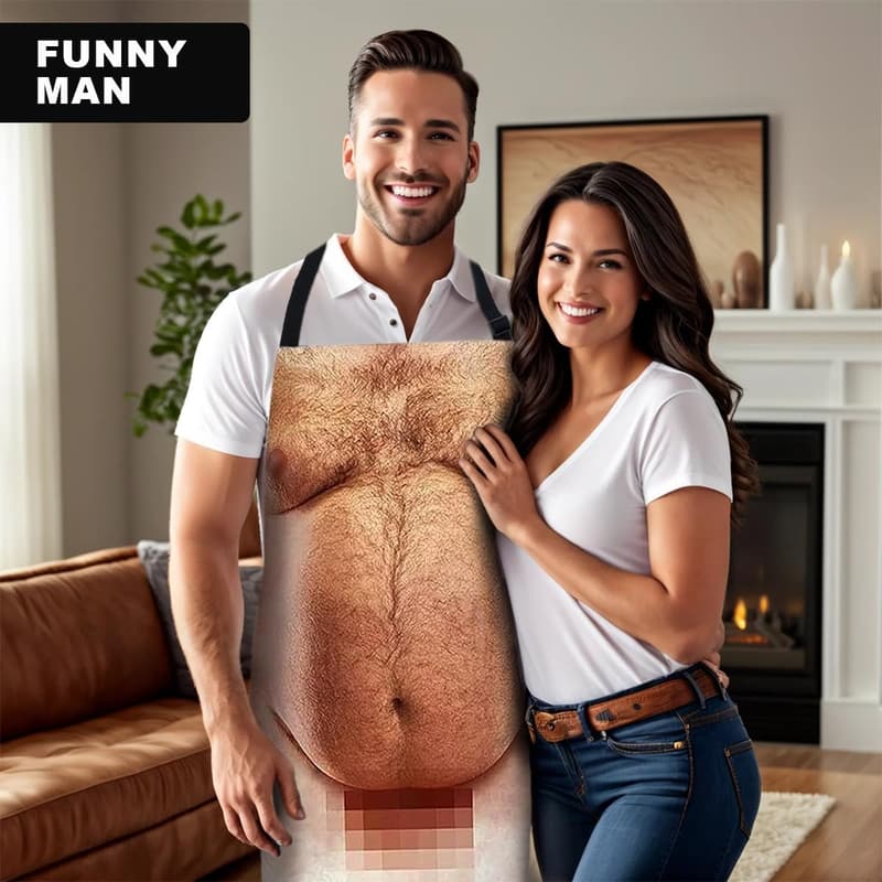Father's Day Adjustable BBQ Apron for Men