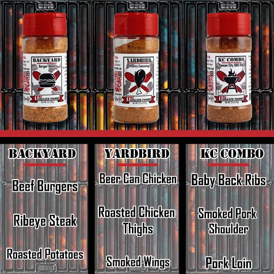Father's Day Grill Seasonings Set - 4pc BBQ Spice Blends