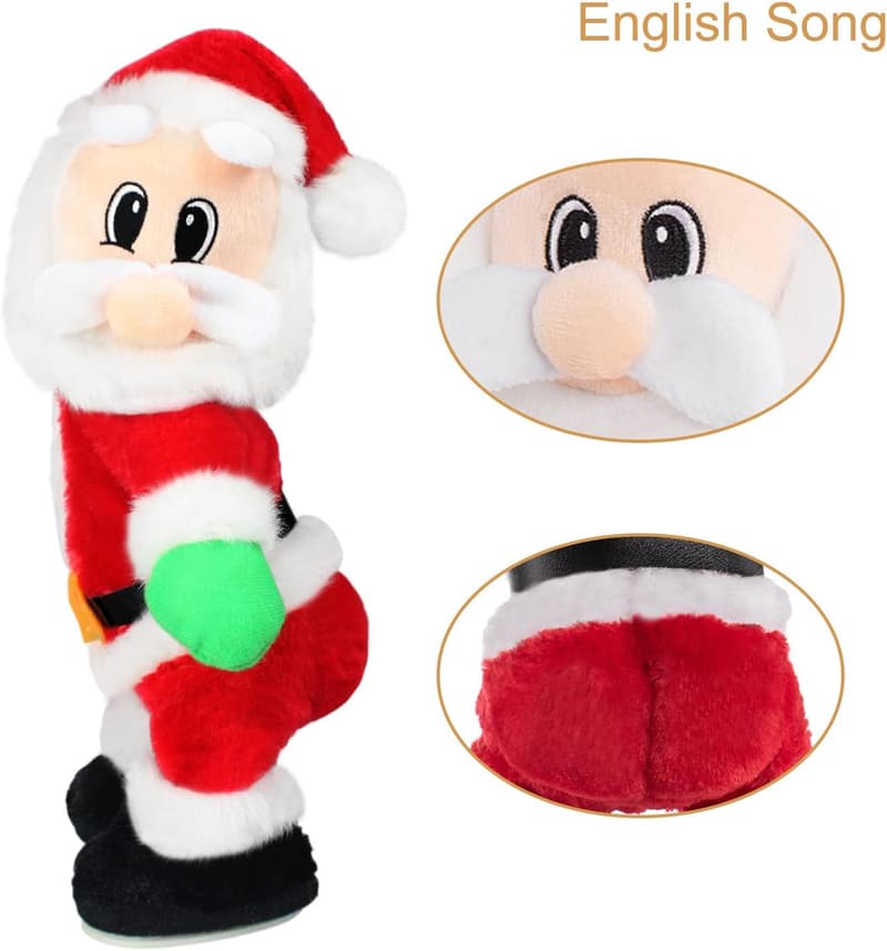 Christmas Dancing Santa Toy with Music for Kids