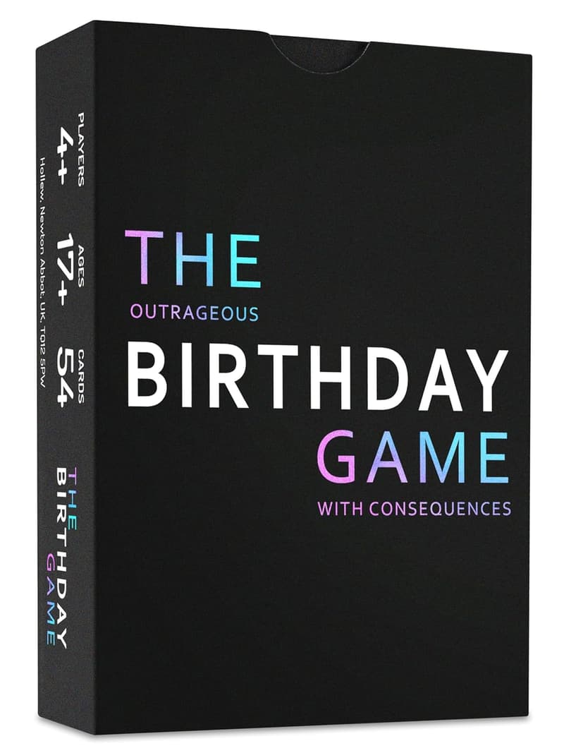 Birthday Card Game for Adults