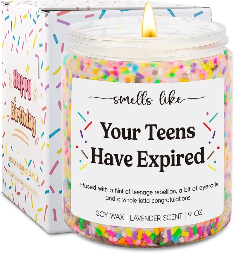 20th Birthday Candle Gift for Women & Men