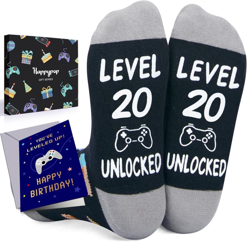 20th Birthday Socks for Women and Men