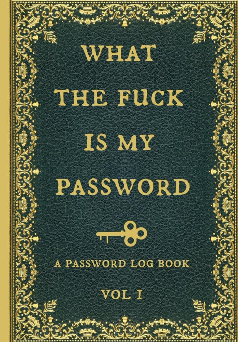 Secret Santa Password Logbook - Vintage Design