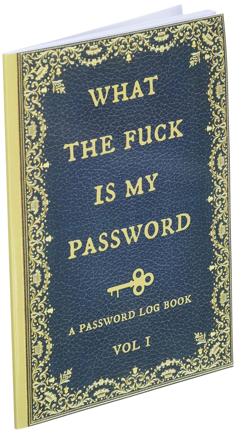 Secret Santa Password Logbook - Vintage Design