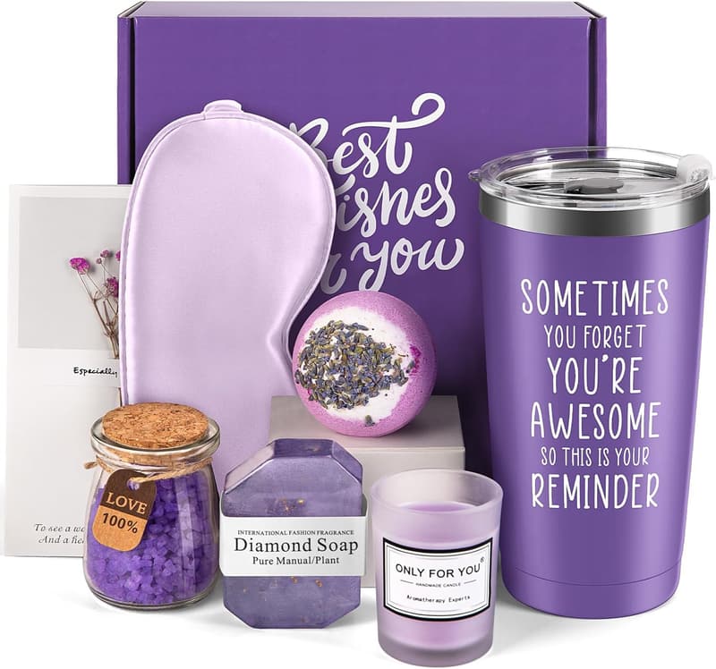 Mother's Day Lavender Spa Gift Box for Women