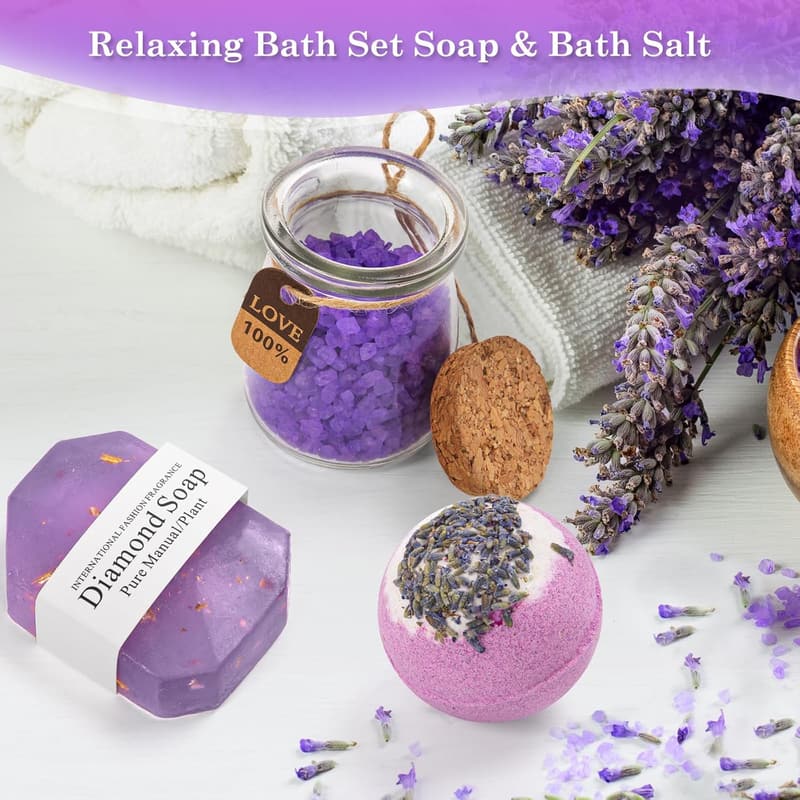 Mother's Day Lavender Spa Gift Box for Women
