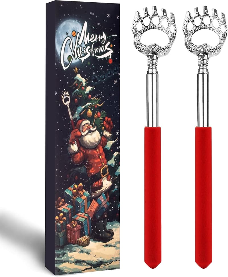 Secret Santa Extendable Back Scratcher for Adults