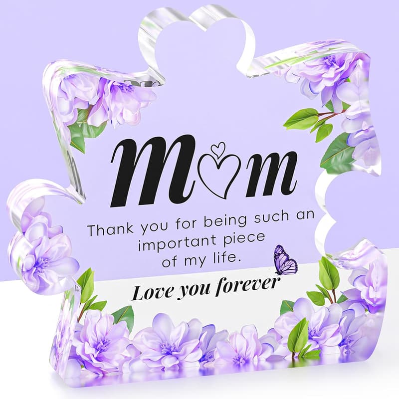 Mother's Day Engraved Acrylic Puzzle Gift