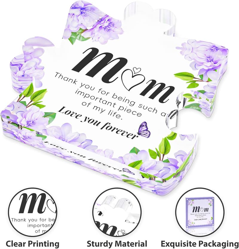 Mother's Day Engraved Acrylic Puzzle Gift