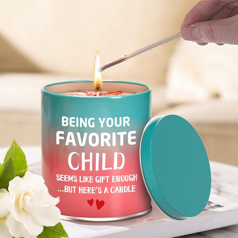 Mother's Day Scented Candle Gift for Mom, 9oz