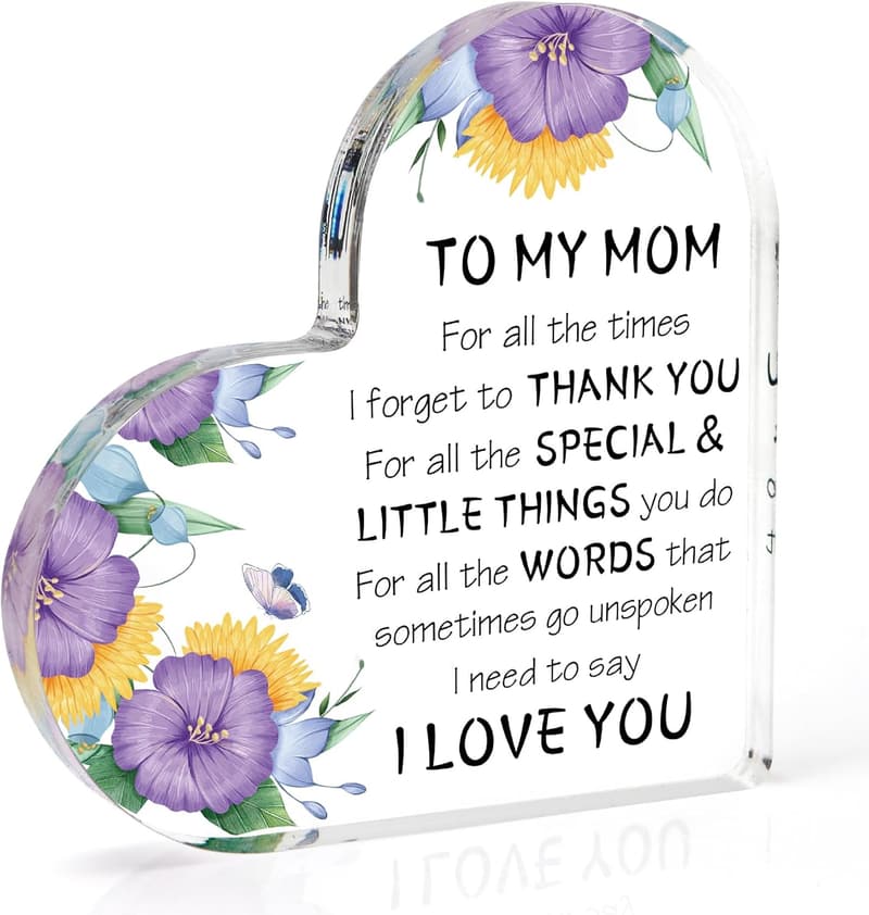 Mother's Day Acrylic Desk Decor for Mom