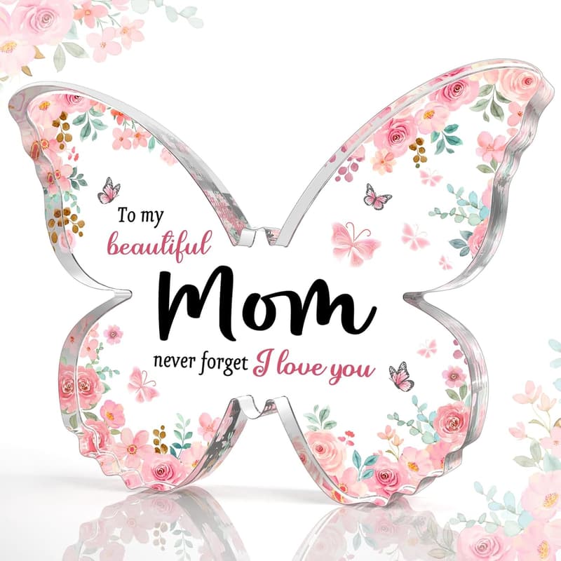 Mother's Day Butterfly Acrylic Plaque Keepsake