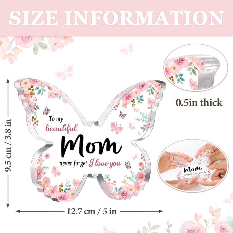 Mother's Day Butterfly Acrylic Plaque Keepsake