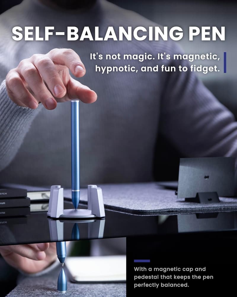 Luxury Hoverpen: Vertical Standing Executive Ballpoint