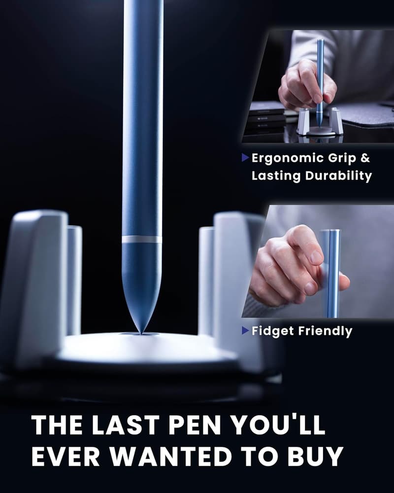 Luxury Hoverpen: Vertical Standing Executive Ballpoint