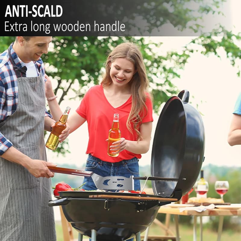 BBQ Grill Spatula 7-in-1 Tool, 17