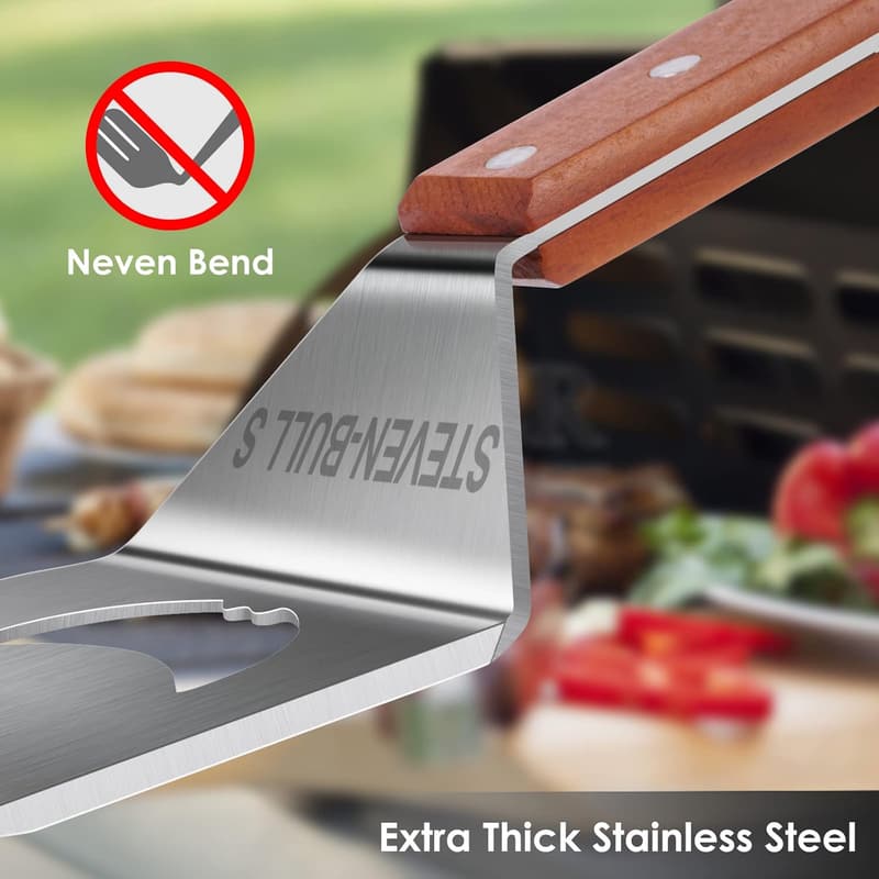 BBQ Grill Spatula 7-in-1 Tool, 17