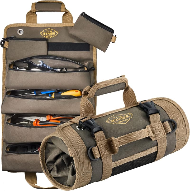 Father's Day Heavy Duty Tool Roll Bag for Men