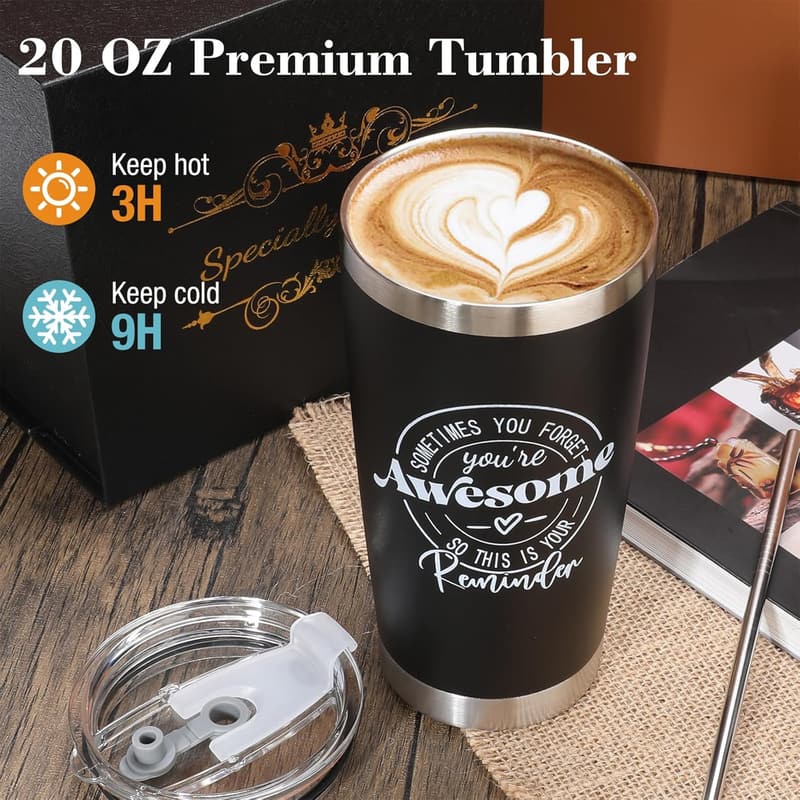 Father's Day Gift Set with Tumbler & Socks
