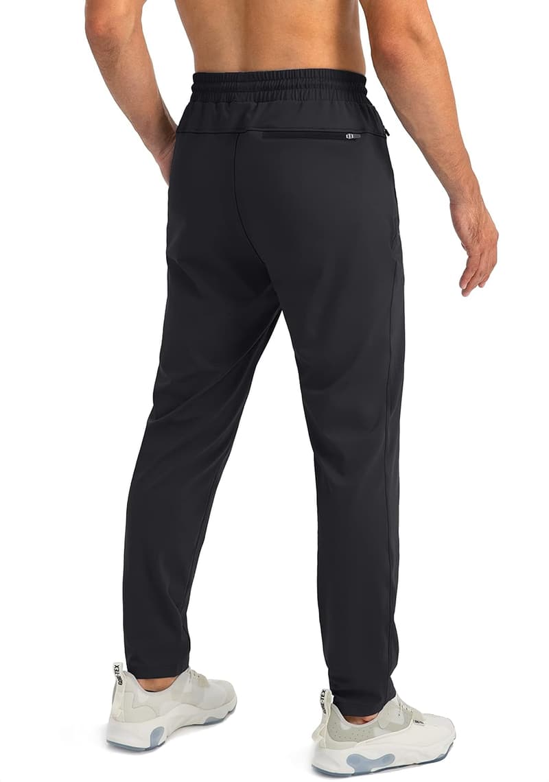 Men's Athletic Sweatpants with Zipper Pockets