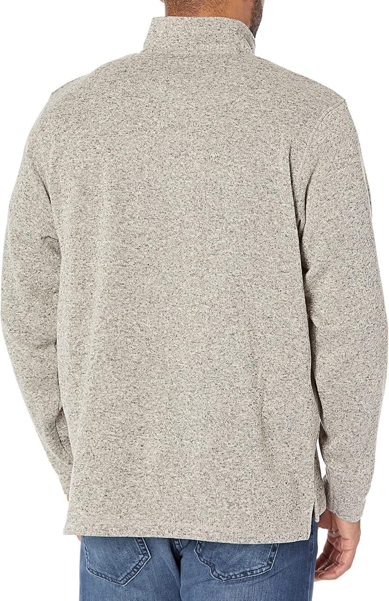 Men's Fleece Quarter-Zip Sweater
