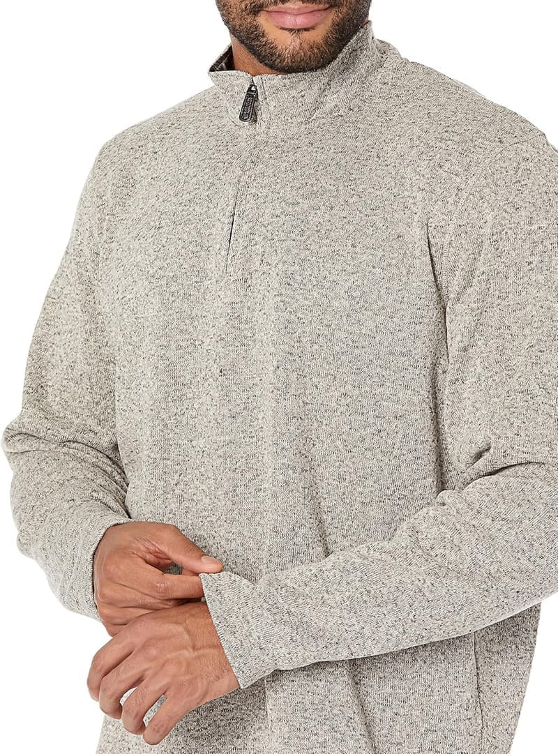 Men's Fleece Quarter-Zip Sweater
