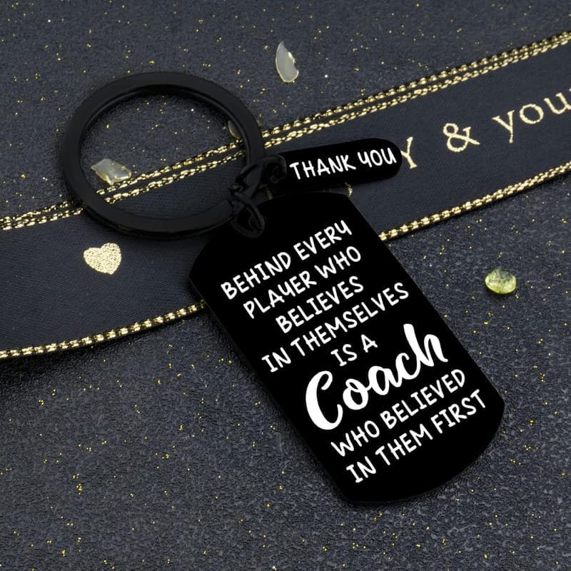Coach Keychain Gift for Team Instructors